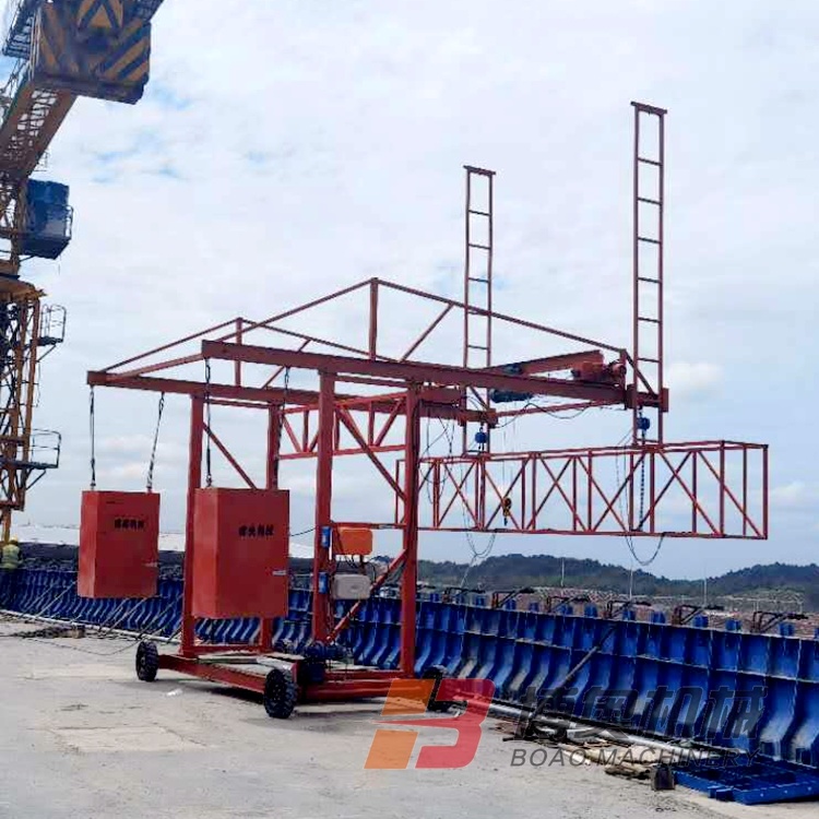 橋梁(liang)防撞牆模(mo)闆台車