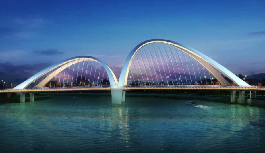 三江口(kǒu)大橋主(zhǔ)橋順利(li)合龍