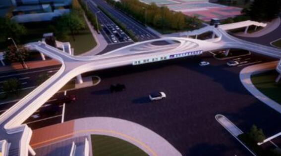 青島(dao)高新區青島(dǎo)中學人行天(tiān)橋工程喜獲(huo)DNA巴黎設計大(da)獎