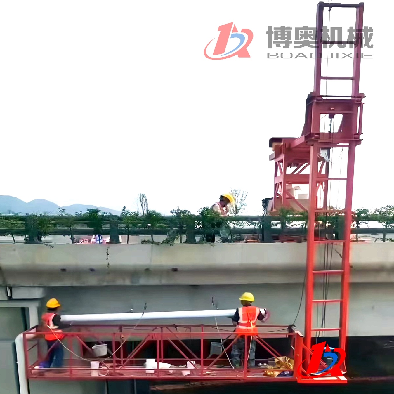 Q5M電動型橋(qiáo)梁排水管安(ān)裝施工車